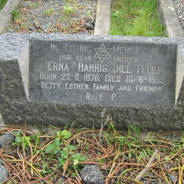 HARRIS Erna nee FELS 1876-1953