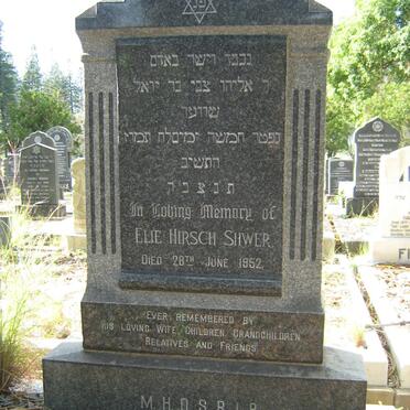 SHWER Elie Hirsch -1952