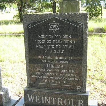 WEINTROUB Thelma -1991
