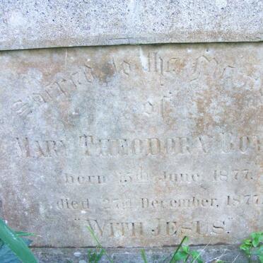 BOMPAS Mary Theodora 1877-1877