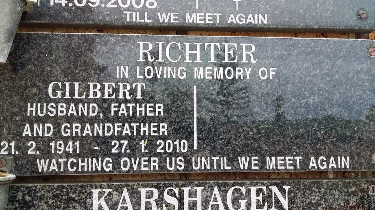 RICHTER Gilbert 1941-2010