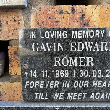 ROMER Gavin Edward 1969-2020