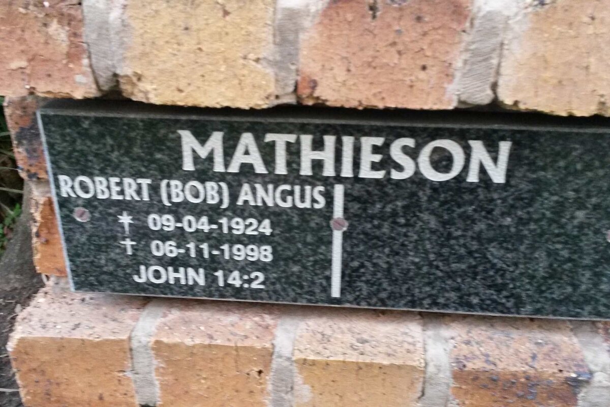 MATHIESON Robert Angus 1924-1998