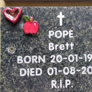 POPE Brett 1964-2018