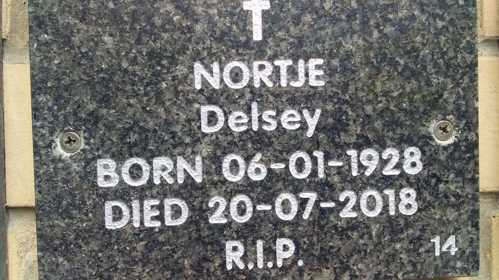 NORTJE Delsey 1928-2018