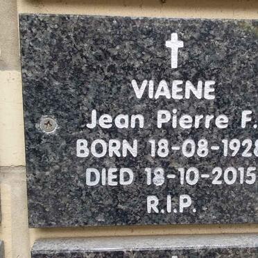 VIAENE Jean Pierre F. 1928-2015