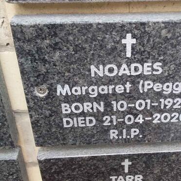 NOADES Margaret 1929-2020