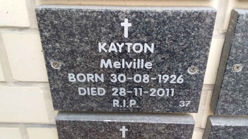 KAYTON Melville 1926-2011