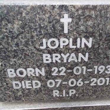 JOPLIN Bryan 1934-2012
