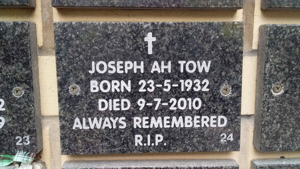 TOW Joseph, AH- 1932-2010