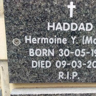 HADDAD Hermoine Y. 1925-2021