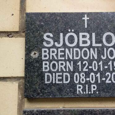 SJOBLOM Brendon John 1969-2009