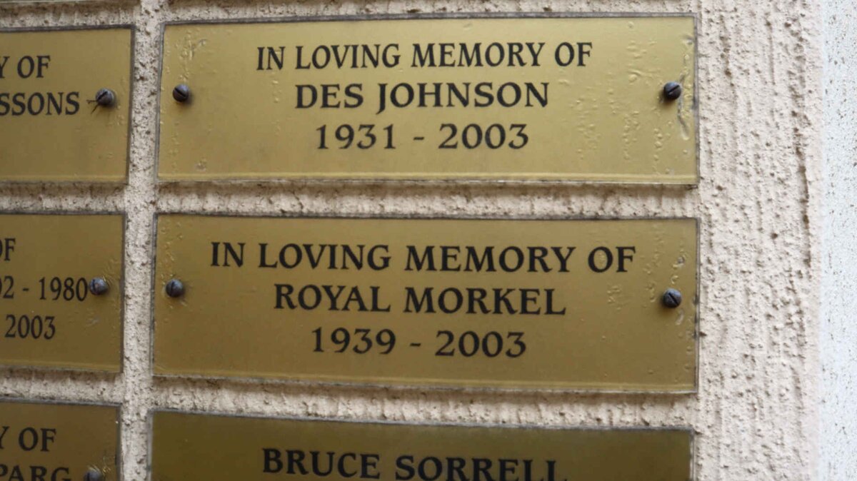 JOHNSON Des 1931-2003 :: MORKEL Royal 1939-2003