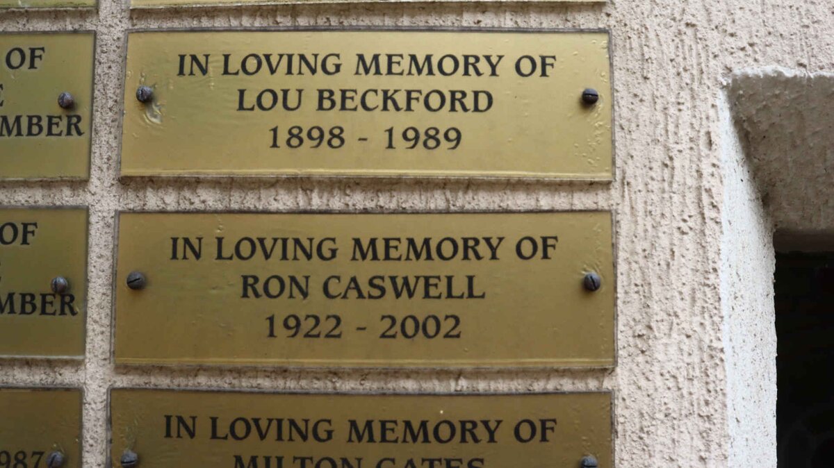 BECKFORD Lou 1898-1989 :: CASWELL Ron 1922-2002