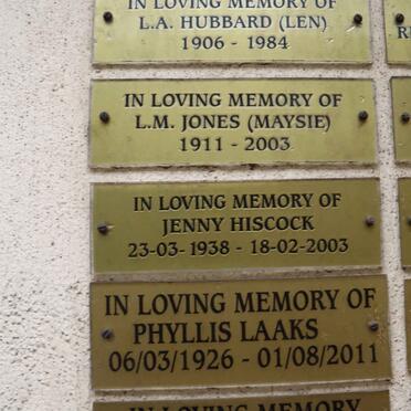 HUBBARD L.A. 1906-1984