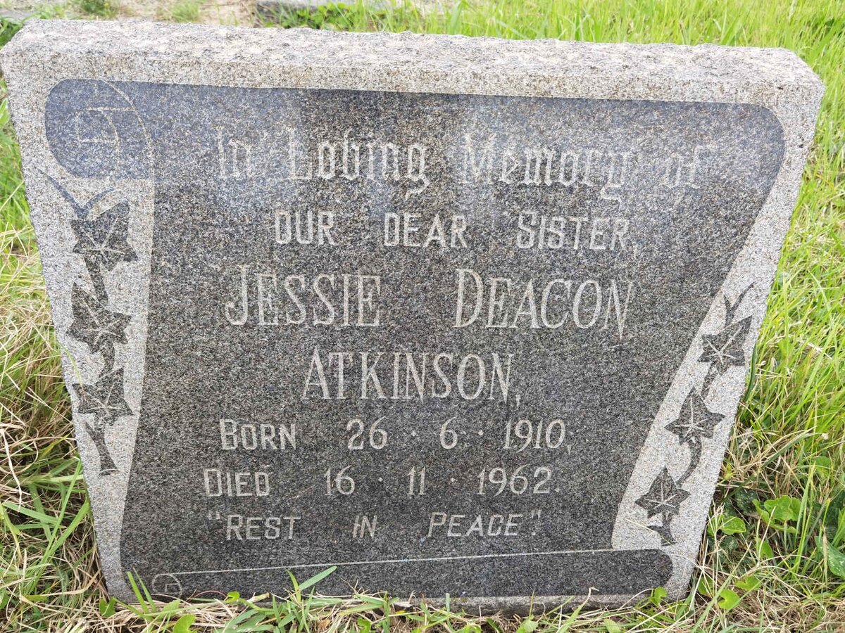 ATKINSON Jessie Deacon 1910-1962