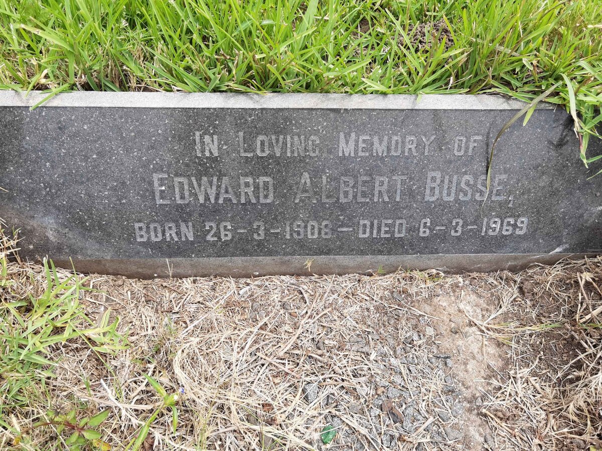 BUSSE Edward Albert 1908-1969