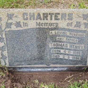 CHARTERS Thomas Henry 1899-1956