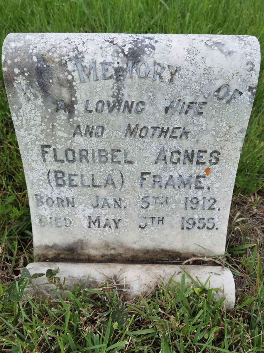 FRAME Floribel Agnes 1912-1955