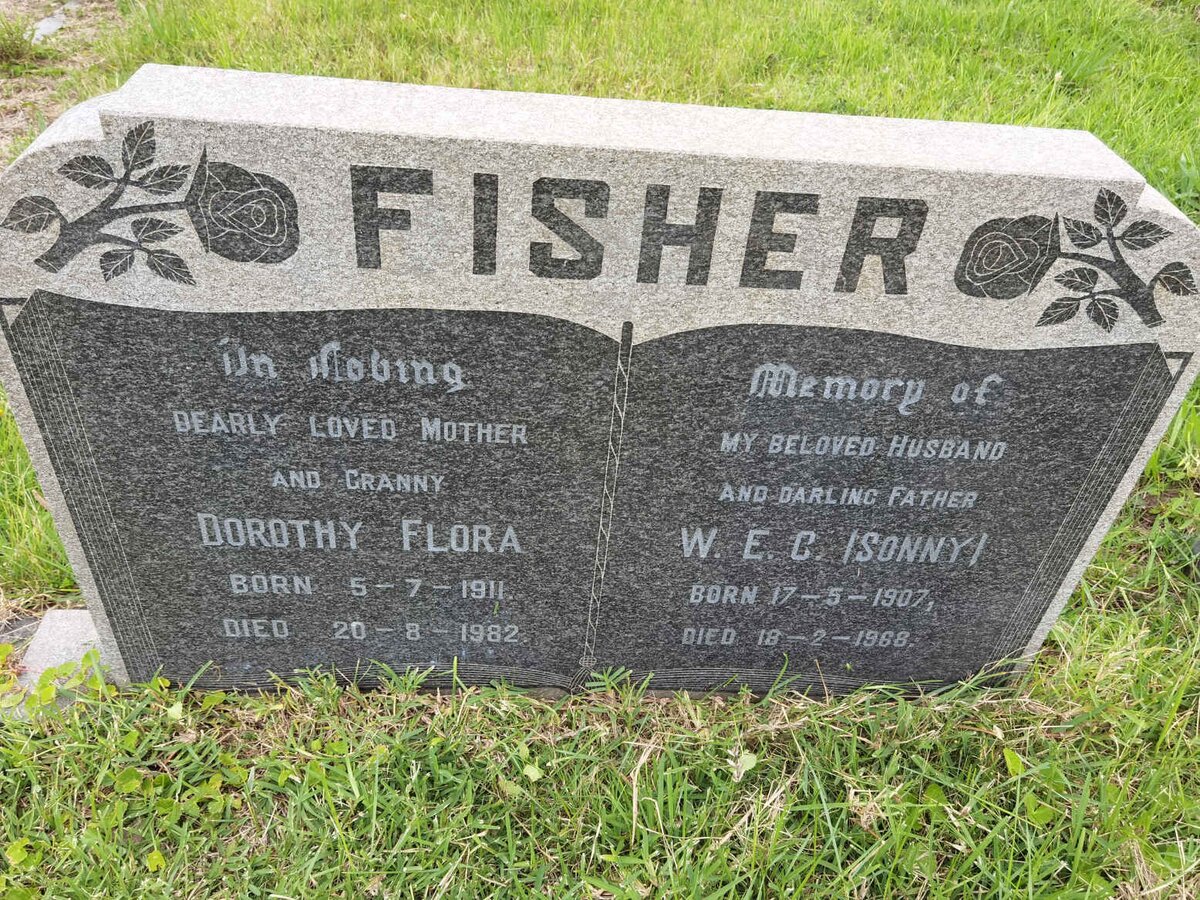 FISHER W.E.C. 1907-1968 &amp; Dorothy Flora 1911-1982