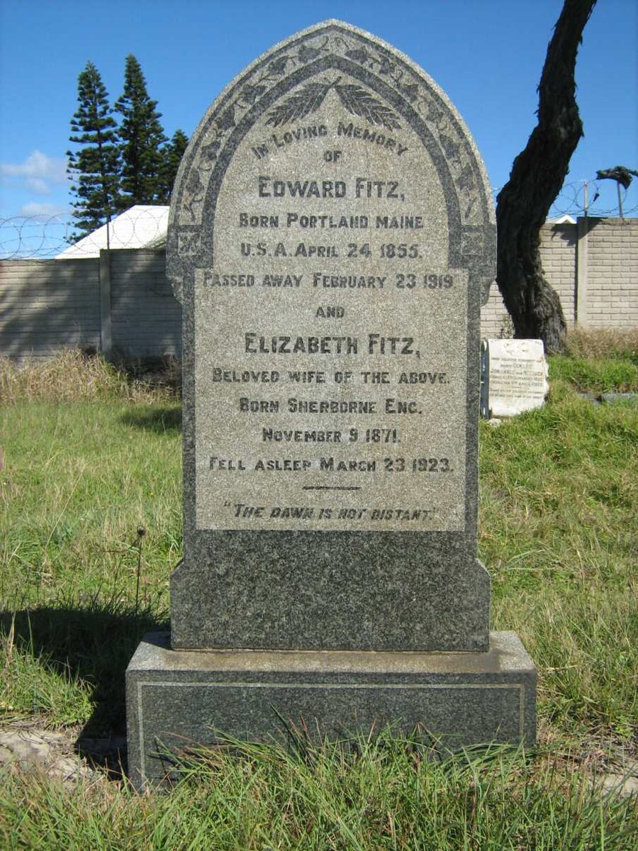 FITZ Edward 1855-1919 &amp; Elizabeth 1871-1923