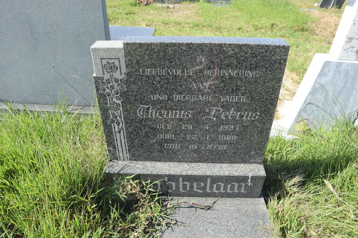 GROBBELAAR Theunis Petrus 1937-1988