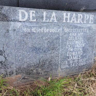 HARPE Edward James, de la 1939-1989