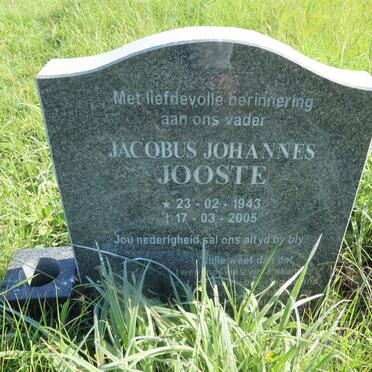 JOOSTE Jacobus Johannes 1943-2005