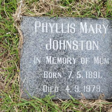 JOHNSTON Phyllis Mary 1891-1979