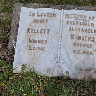 KELLETT Sidney -1940 :: SANDERS Archiebald Alexander -1946