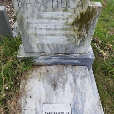 KASCHULA Alfred Albert Christian 1909-1978 :: KASCHULA Lynn 1919-2007 