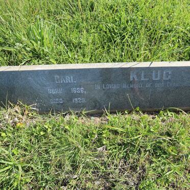 KLUG Carl 1836-1929 &amp; Johanna 1949-1927