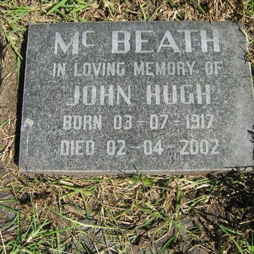 McBEATH John Hugh 1917-2002