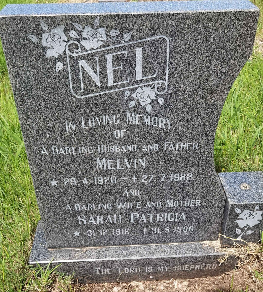 NEL Melvin 1920-1982 & Sarah Patricia 1916-1996