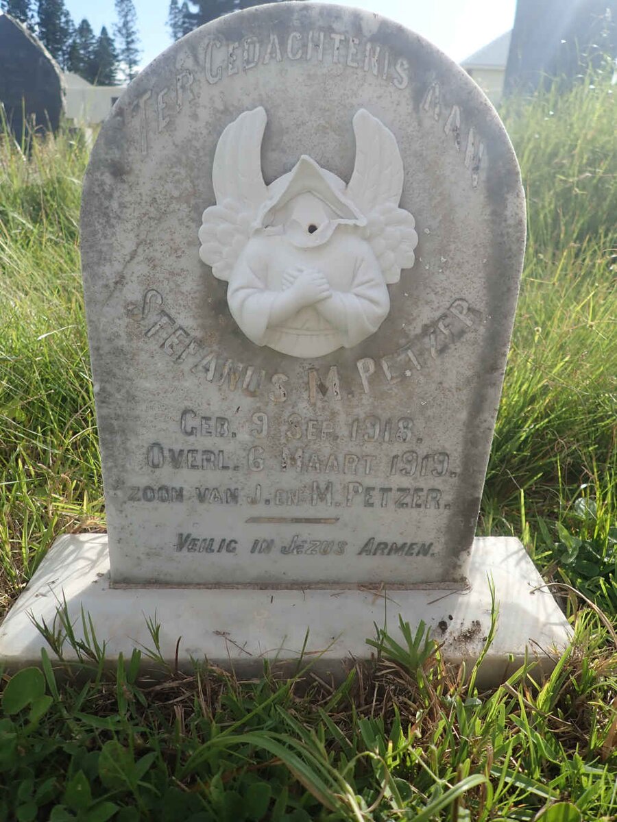 PETZER Stefanus M. 1918-1919