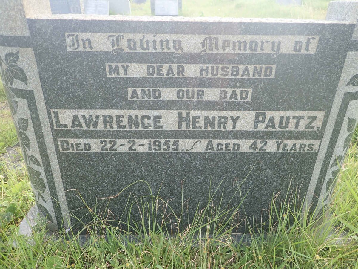 PAUTZ Lawrence Henry -1955