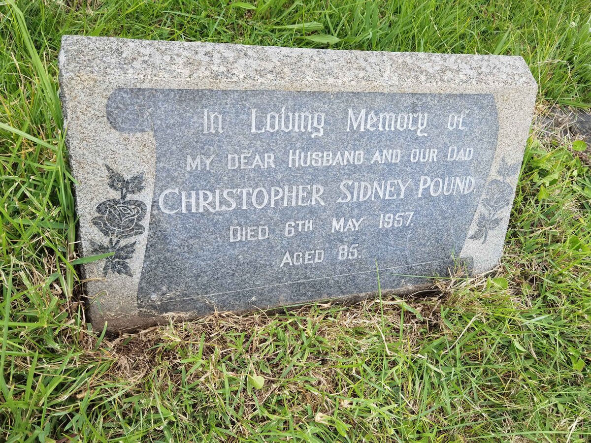 POUND Christopher Sidney -1957