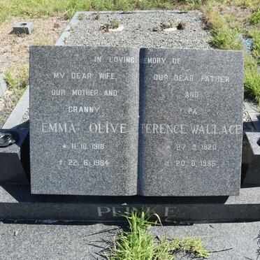PEINKE Terence Wallace 1920-1995 &amp; Emma Olive 1918-1984