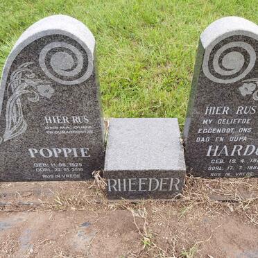 RHEEDER Hardus 1925-1986 &amp; Poppie 1929-2016