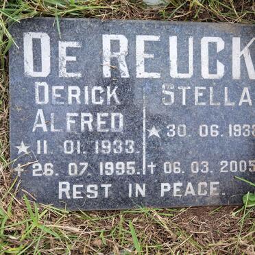 REUCK Derick Alfred, de 1933-1995 &amp; Stella 1938-2005