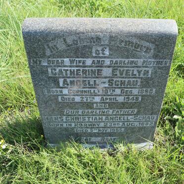 SCHAU Hans Christian, ANGELL- 1882-1955 &amp; Catherine Evelyn CORNHILL 1890-1948