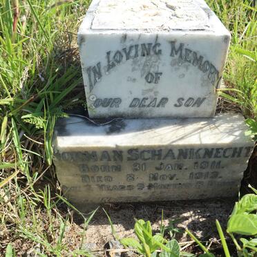 SCHANKNECHT Norman 1911-1913