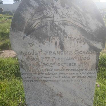 SCHAUP August Francois 1888-1918