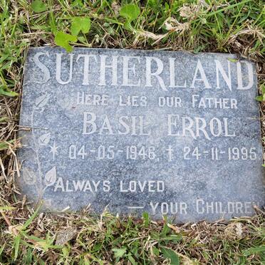 SUTHERLAND Basil Errol 1946-1995