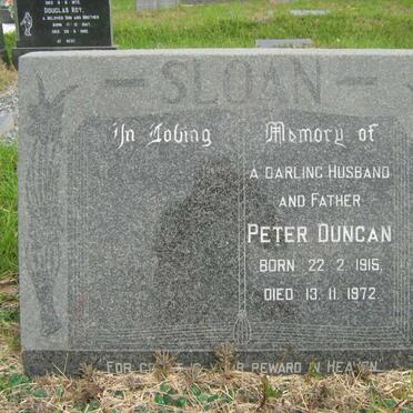 SLOAN Peter Duncan 1915-1972
