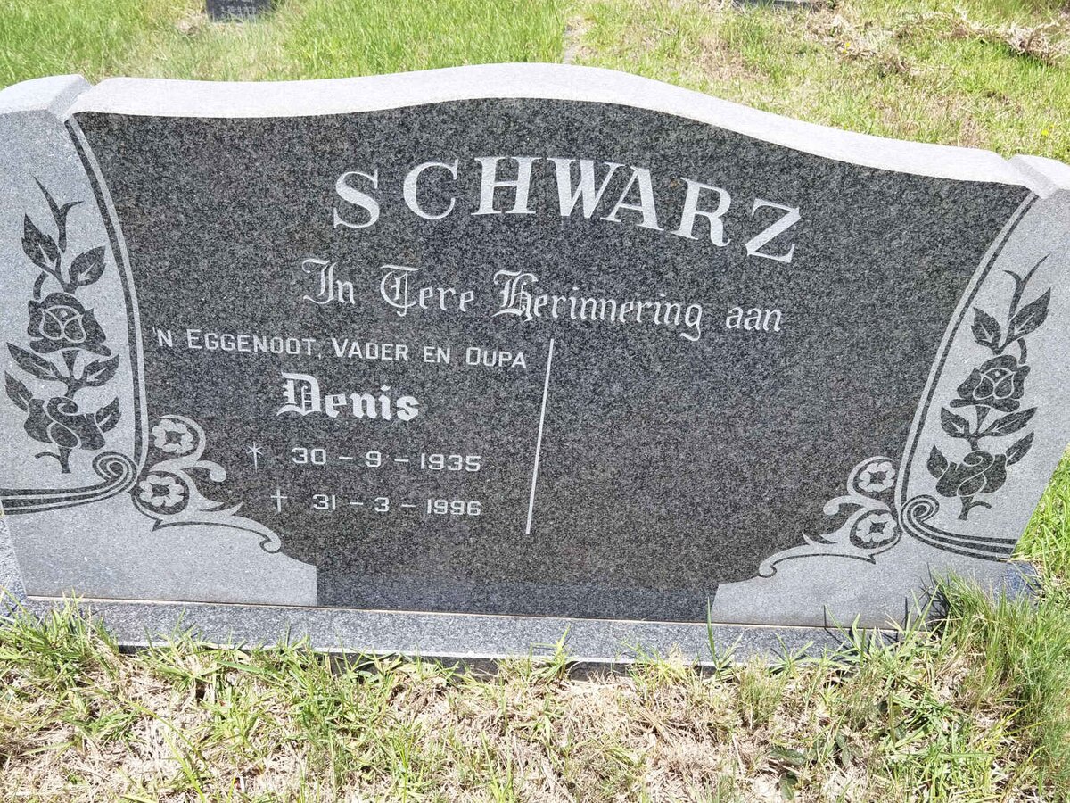 SCHWARZ Denis 1935-1996