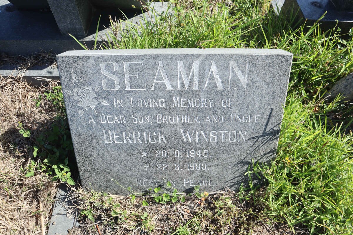SEAMAN Derrick Winston 1945-1983