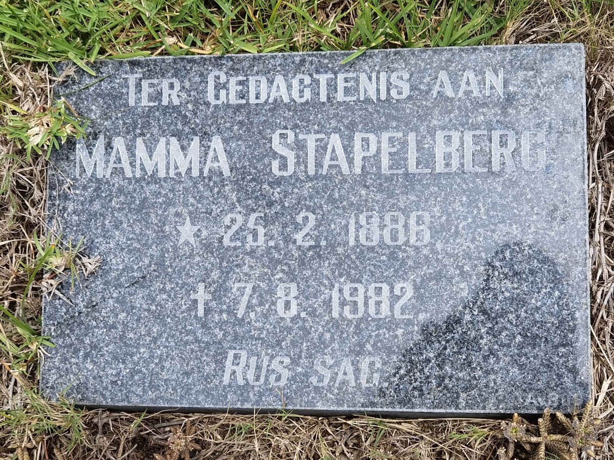 STAPELBERG 1888-1982