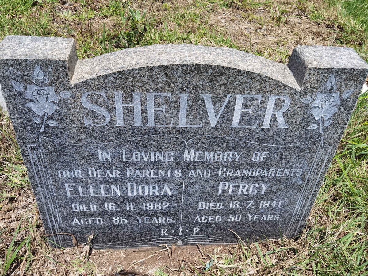 SHELVER Percy -1941 &amp; Ellen Dora -1982