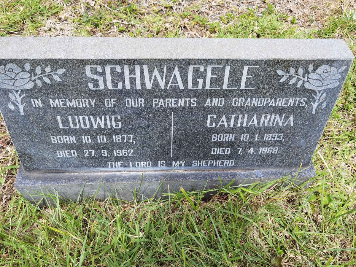 SCHWAGELE Ludwig 1877-1962 &amp; Catharina 1893-1968